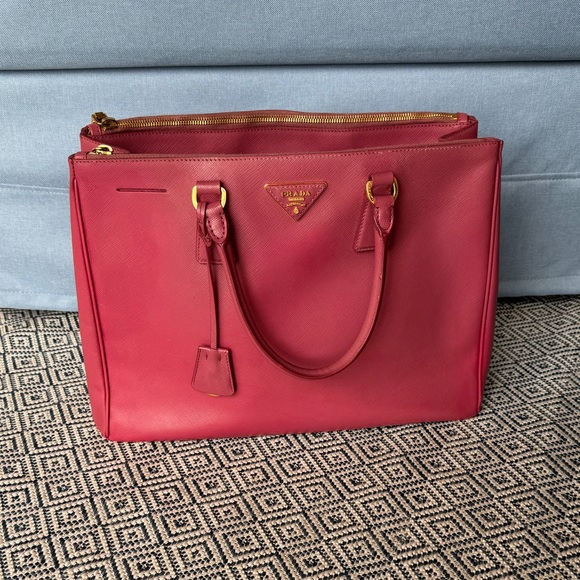 Prada Handbags - Prada Galleria Saffiano Tote, Peonia
